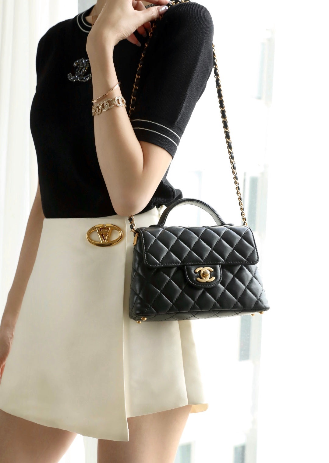 Chan New 25p Vertical style 𝖪𝖾𝗅𝗅𝗒 𝖬𝗂𝗇𝗂 bag