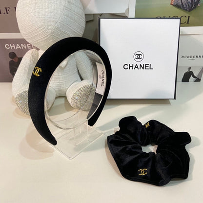 Chan New Velvet two-piece headband