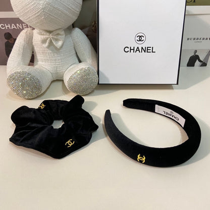 Chan New Velvet two-piece headband