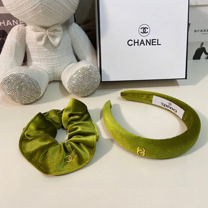 Chan New Velvet two-piece headband