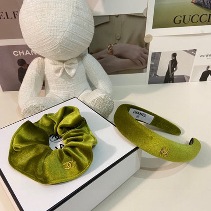 Chan New Velvet two-piece headband