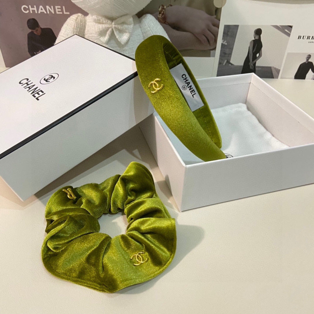 Chan New Velvet two-piece headband