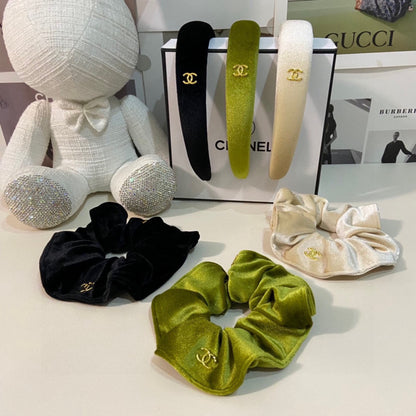 Chan New Velvet two-piece headband