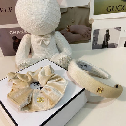 Chan New Velvet two-piece headband