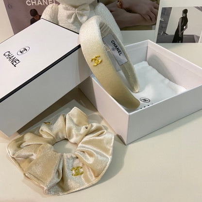 Chan New Velvet two-piece headband