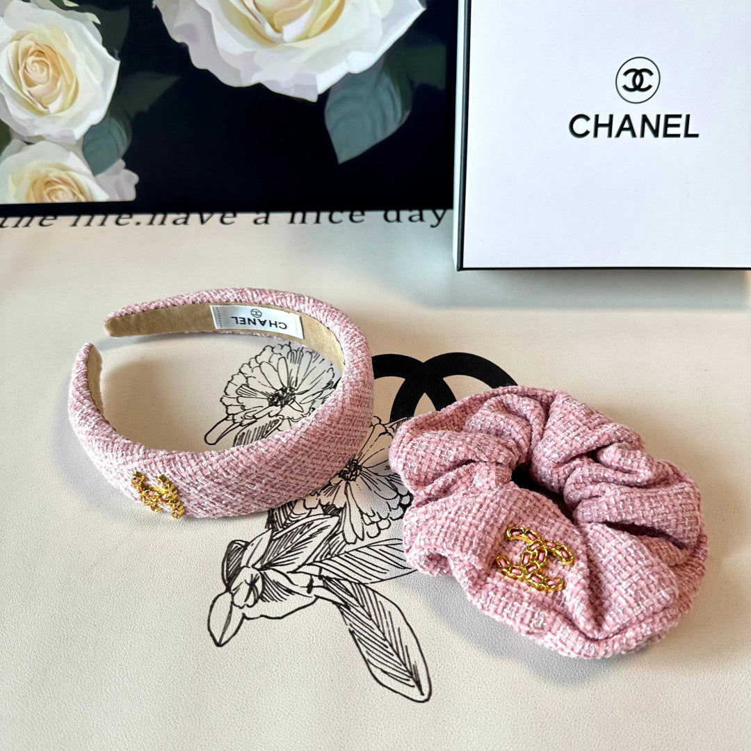 Chan New Chanel-style two-piece headband