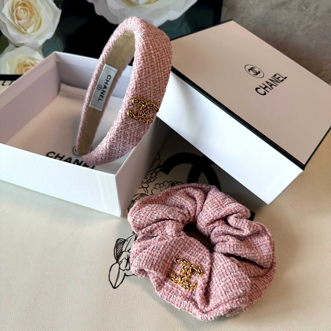 Chan New Chanel-style two-piece headband