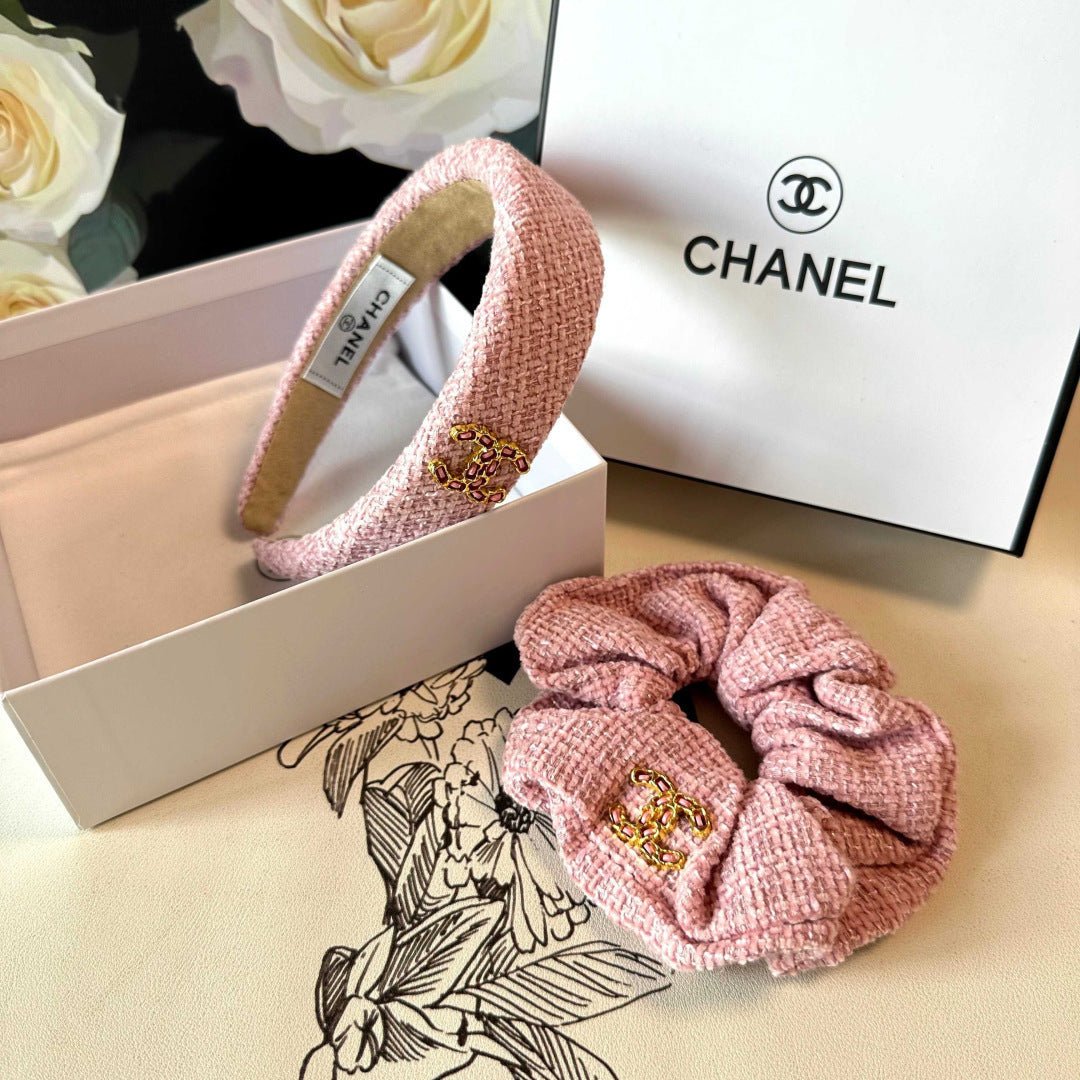 Chan New Chanel-style two-piece headband
