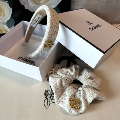Chan New Chanel-style two-piece headband