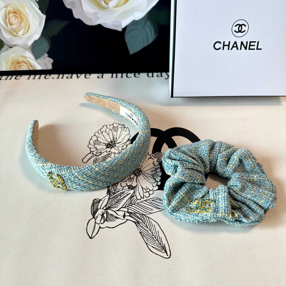 Chan New Chanel-style two-piece headband