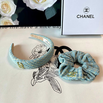 Chan New Chanel-style two-piece headband