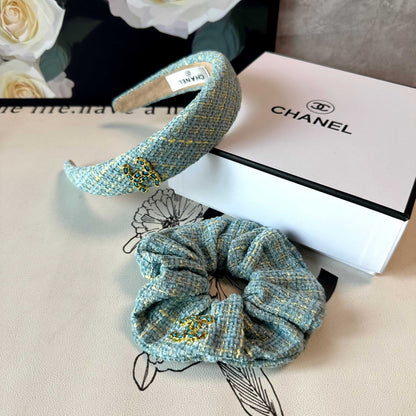 Chan New Chanel-style two-piece headband