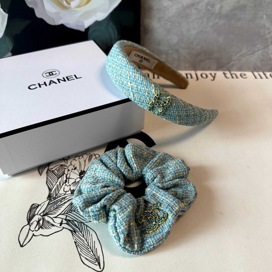 Chan New Chanel-style two-piece headband