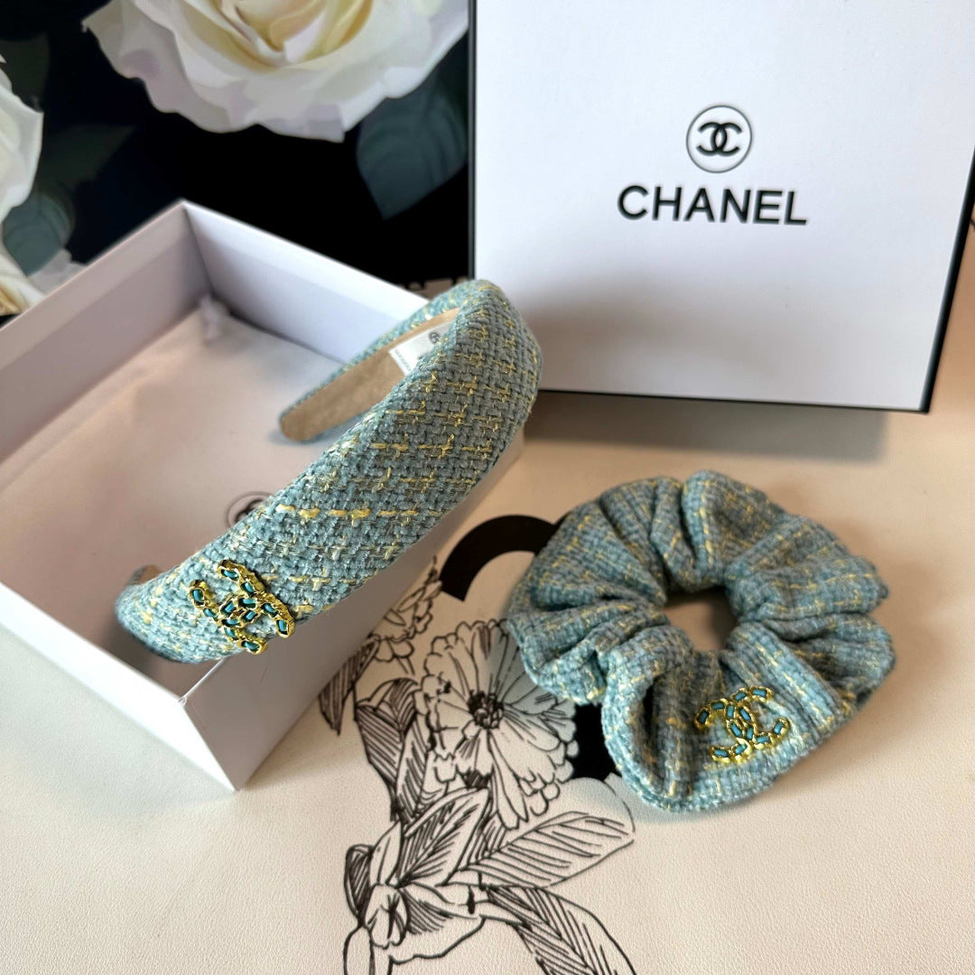 Chan New Chanel-style two-piece headband