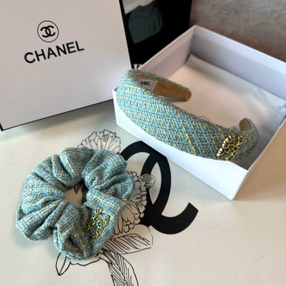 Chan New Chanel-style two-piece headband