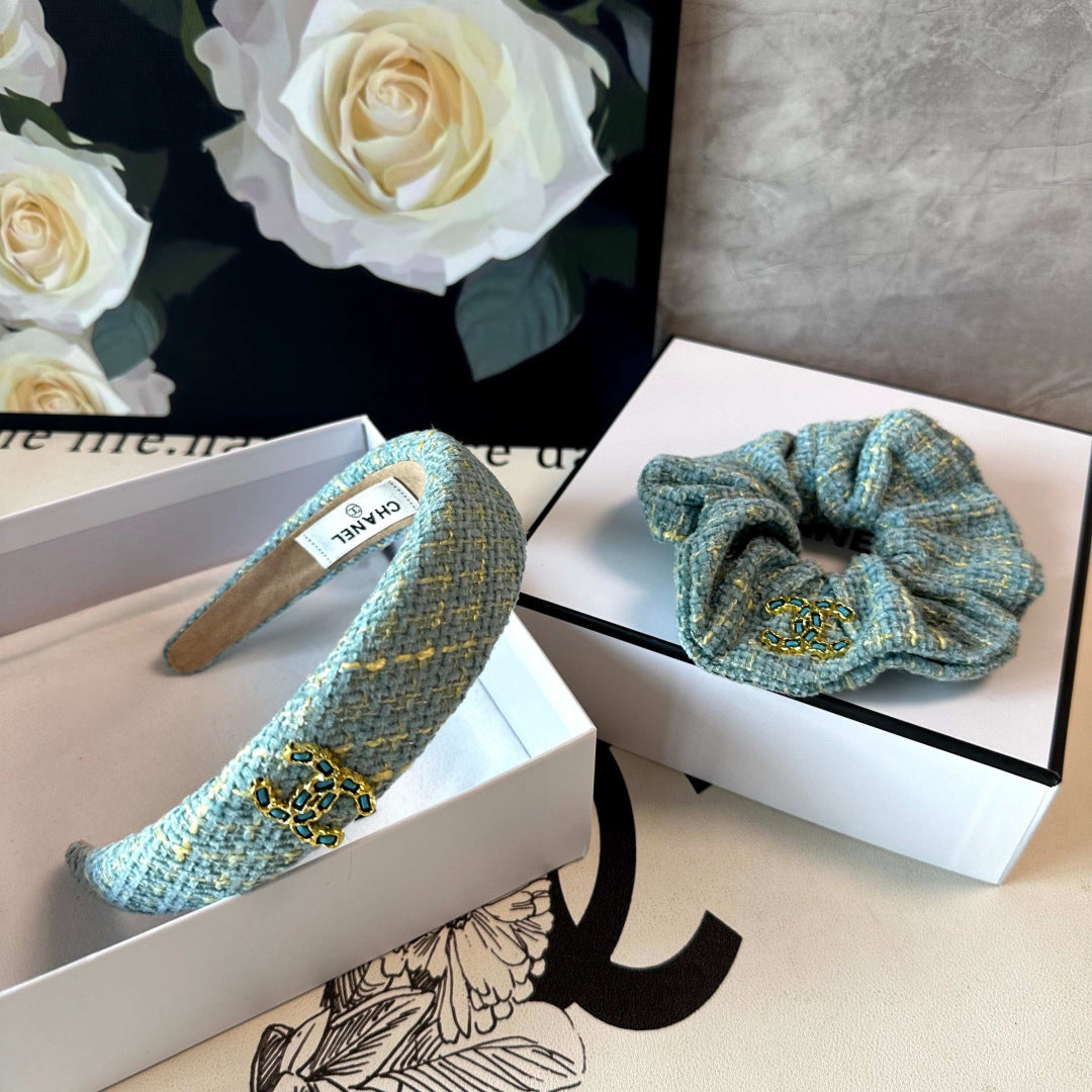 Chan New Chanel-style two-piece headband
