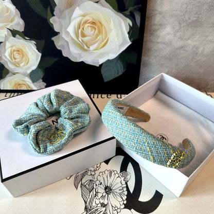 Chan New Chanel-style two-piece headband