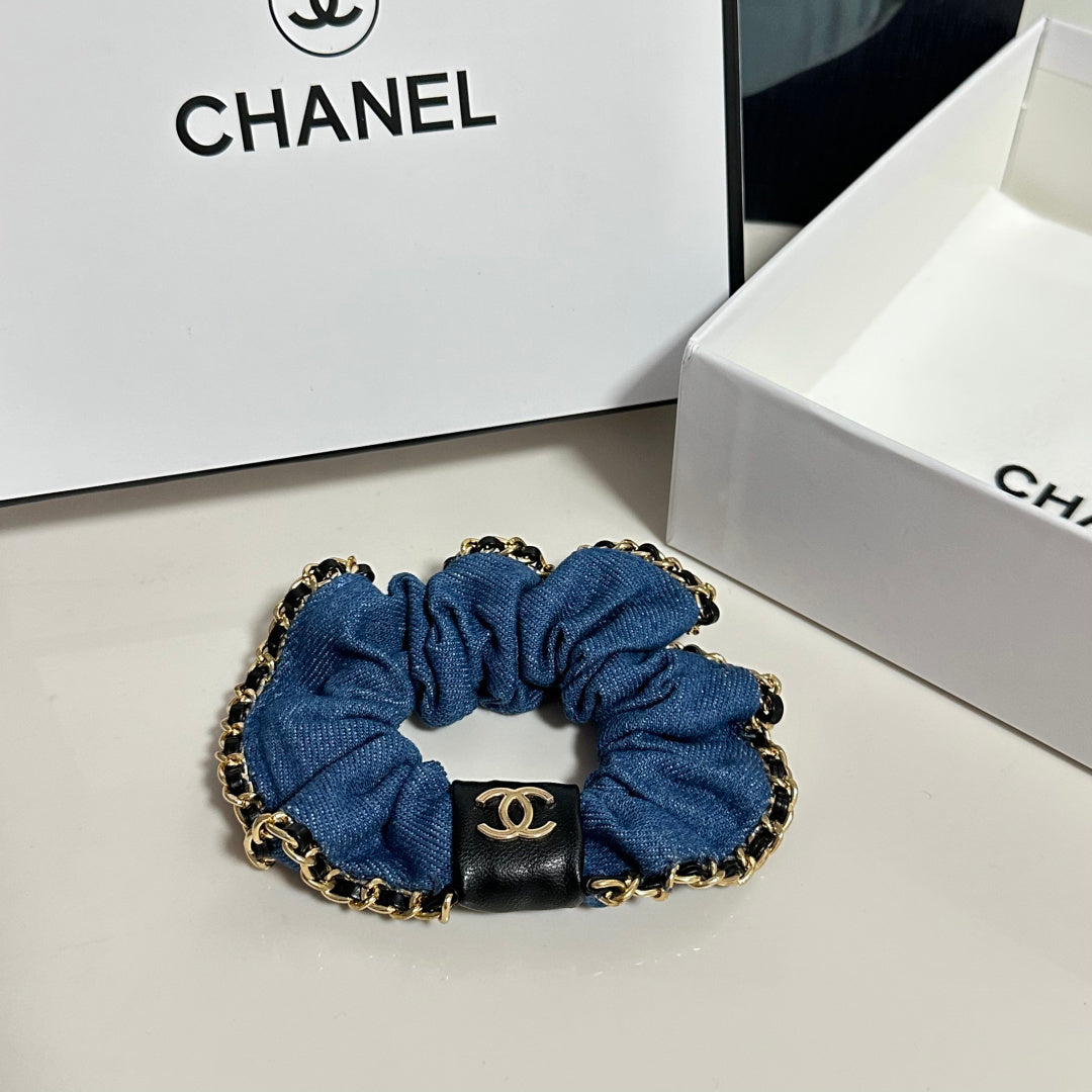Chan New Chain luxury hair tie