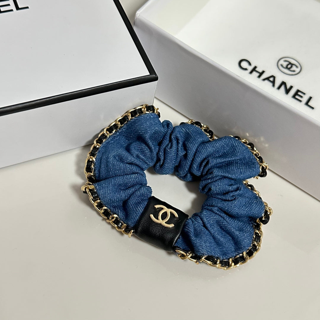 Chan New Chain luxury hair tie