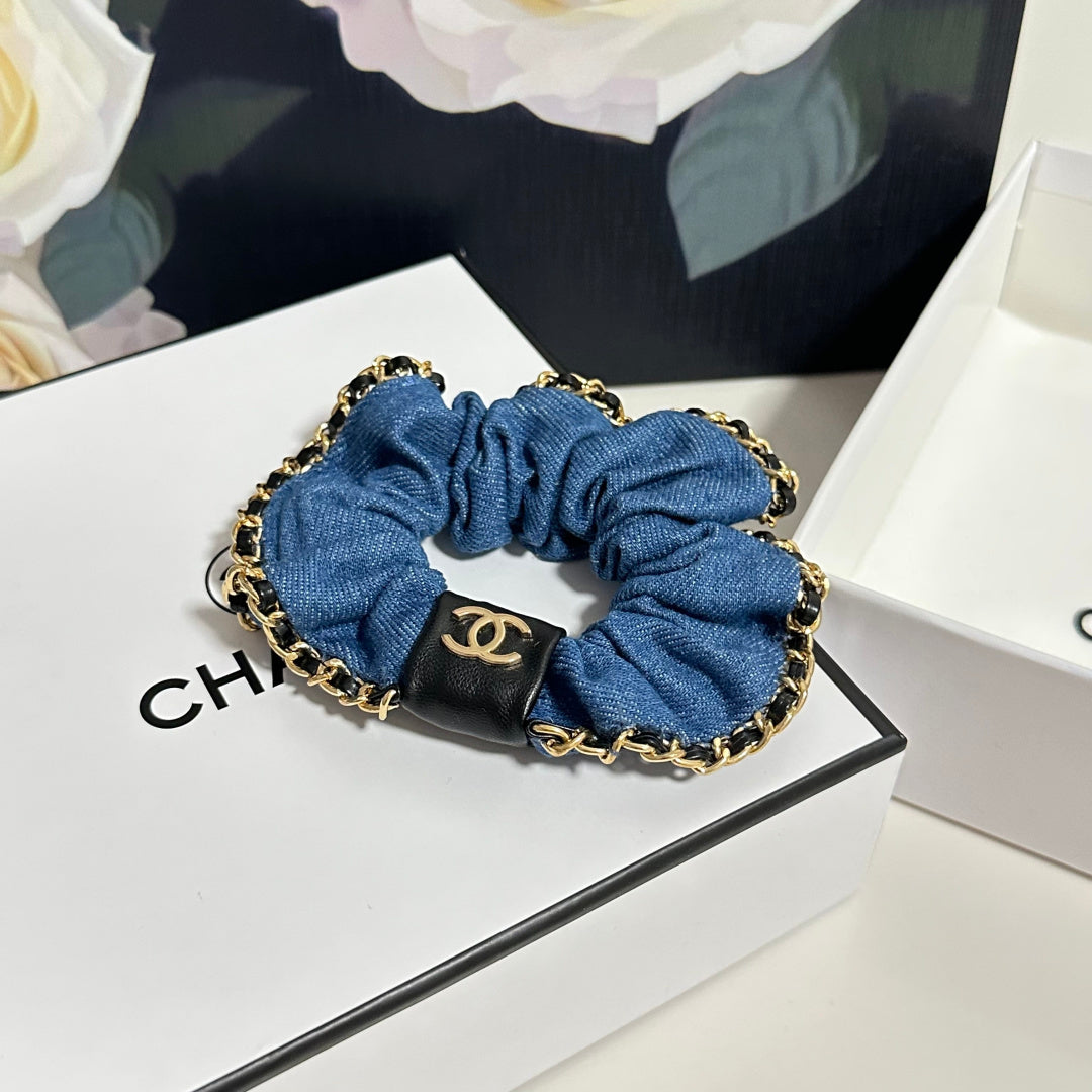 Chan New Chain luxury hair tie