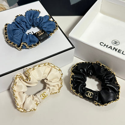 Chan New Chain luxury hair tie