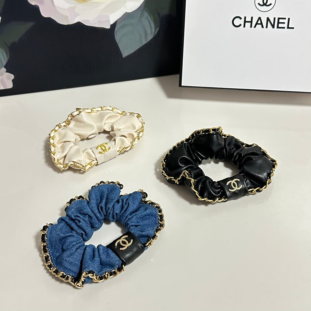 Chan New Chain luxury hair tie