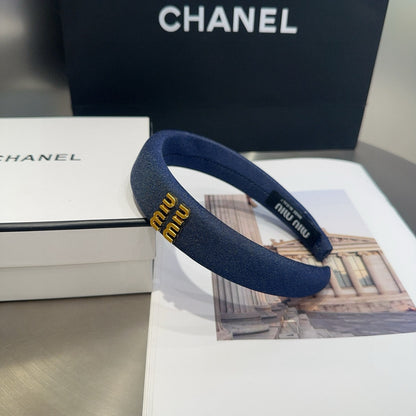 Miu New Denim headband