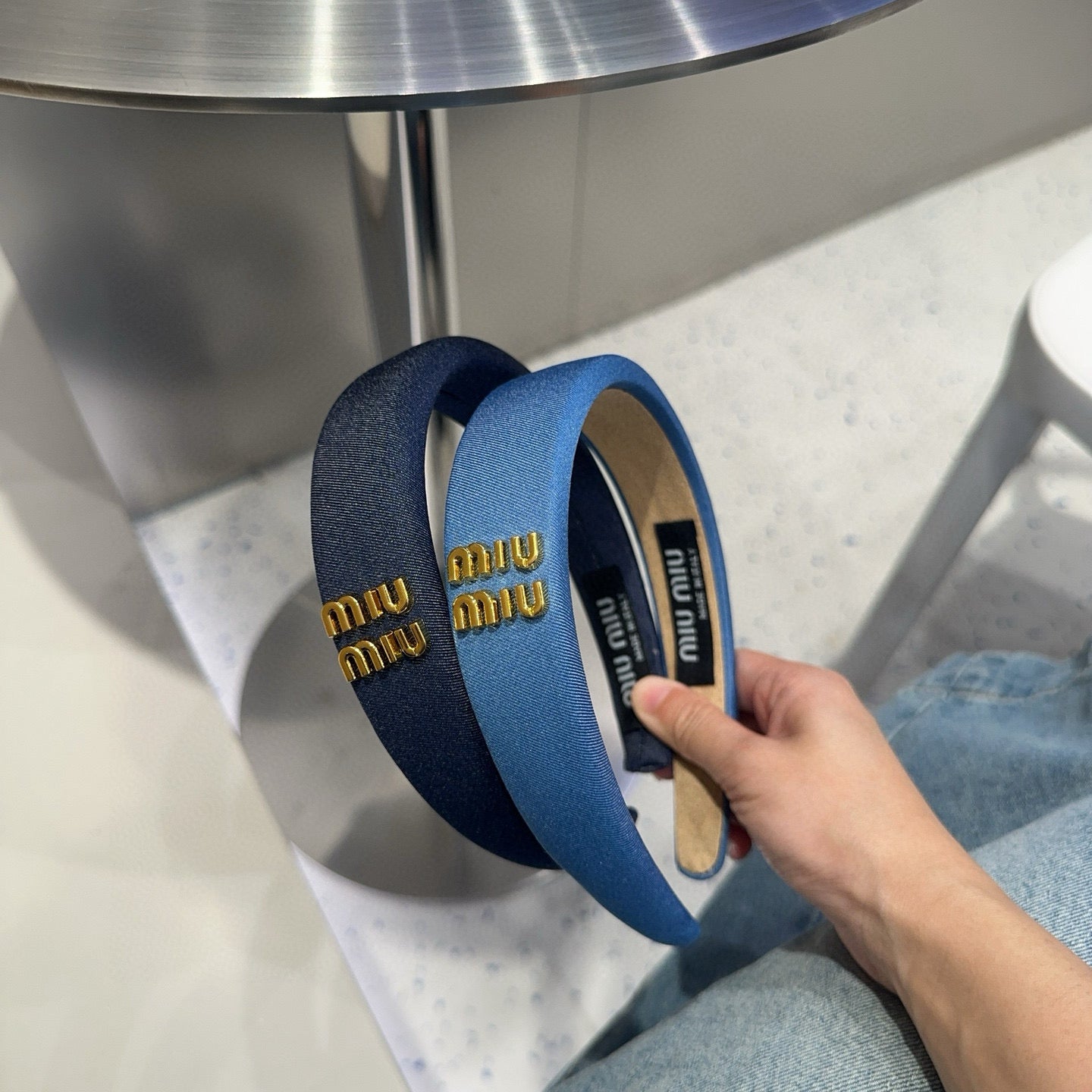 Miu New Denim headband