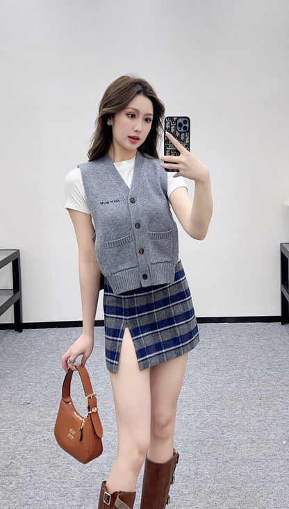 Miu New Slit mini skirt
