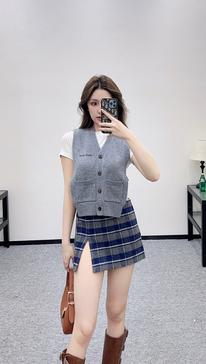 Miu New Slit mini skirt