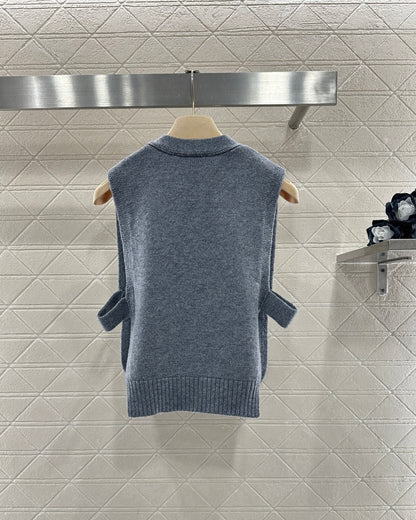 Miu New Logo Knit Vest