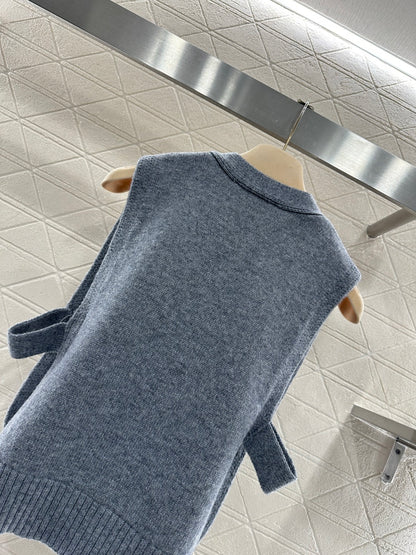 Miu New Logo Knit Vest