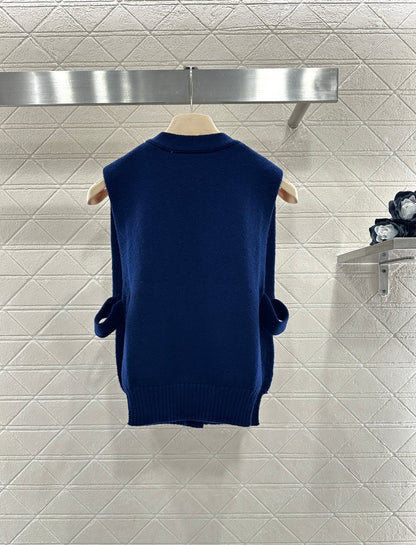 Miu New Logo Knit Vest