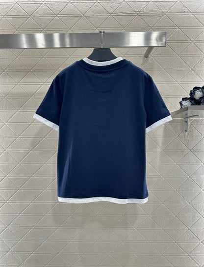 Pra New Color-blocked Triangle T-shirtt