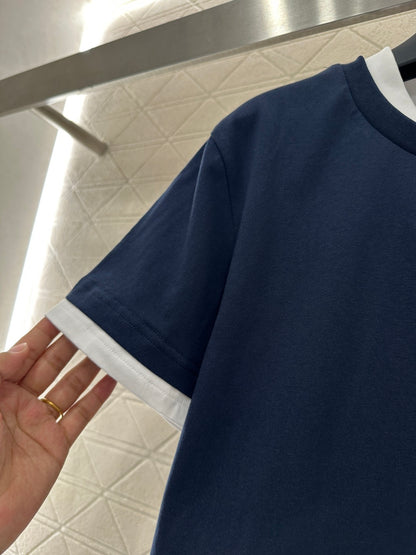 Pra New Color-blocked Triangle T-shirtt