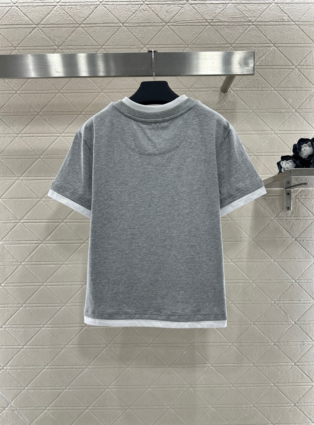 Pra New Color-blocked Triangle T-shirtt