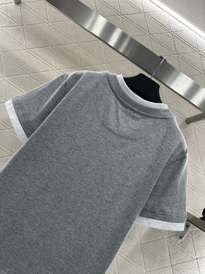 Pra New Color-blocked Triangle T-shirtt