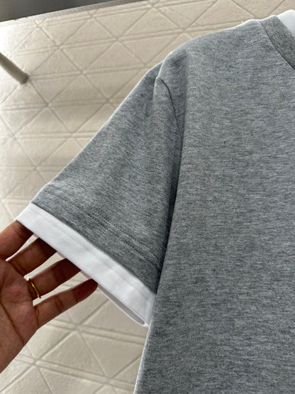 Pra New Color-blocked Triangle T-shirtt