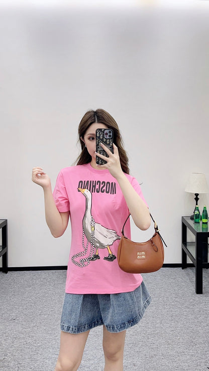 Mos New Color-Block Logo T-Shirt