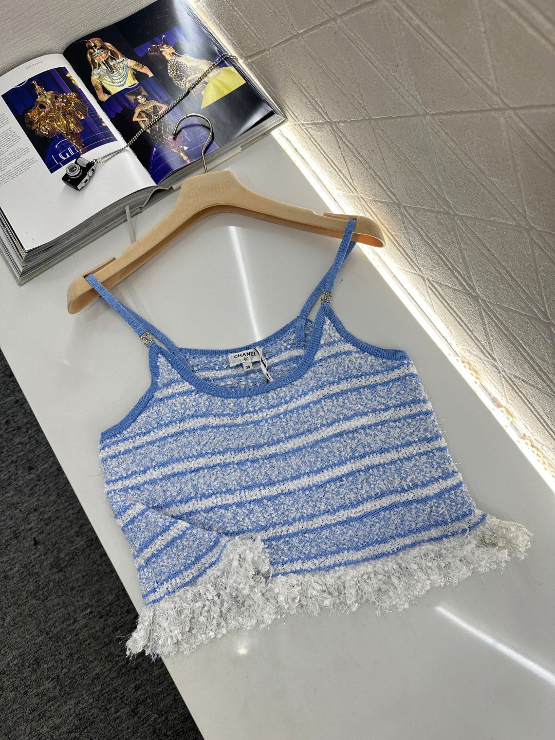 Chan New Tassel Knit Vest