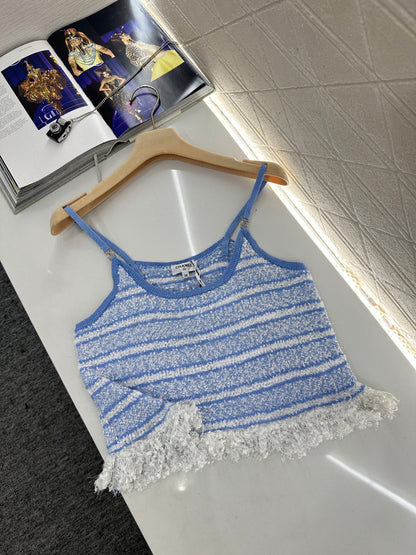 Chan New Tassel Knit Vest