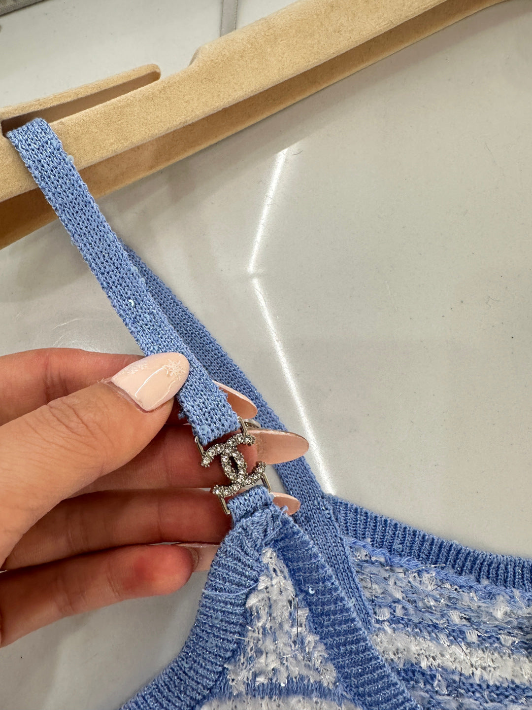 Chan New Tassel Knit Vest