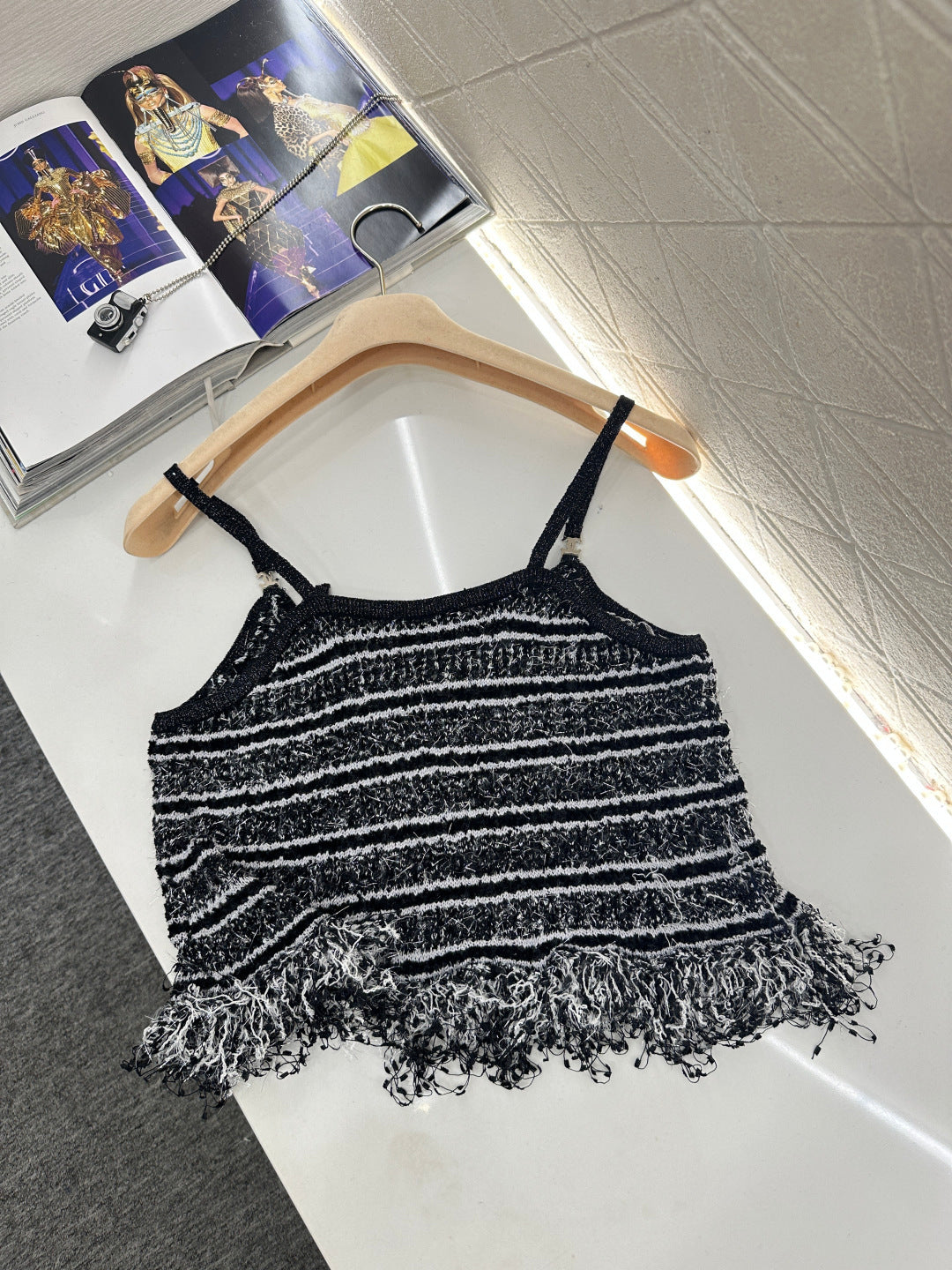 Chan New Tassel Knit Vest