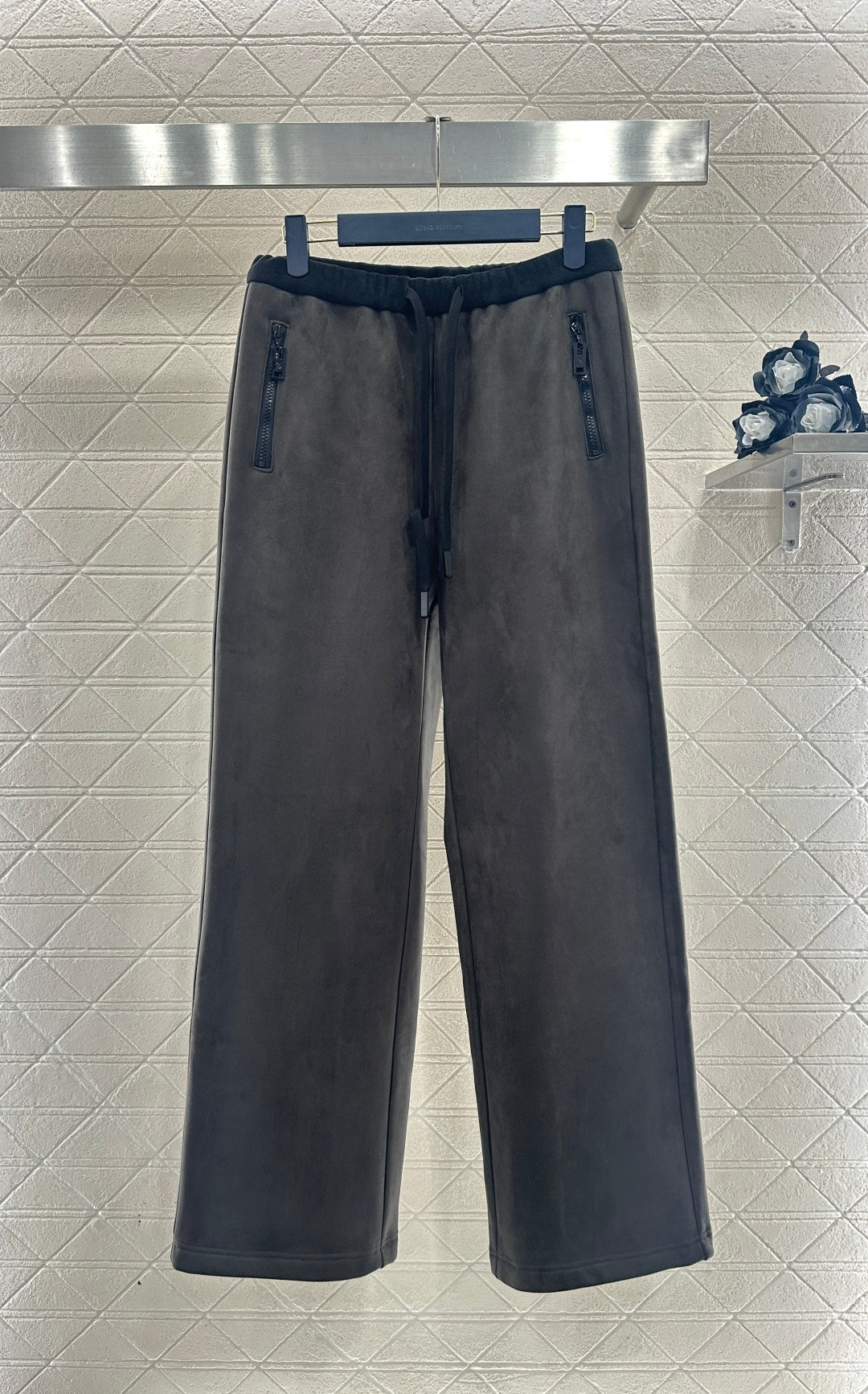 Louis New Half-buttoned long pantst