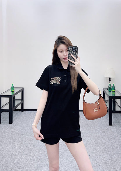 Bur New Embroidered War Horse T-Shirt