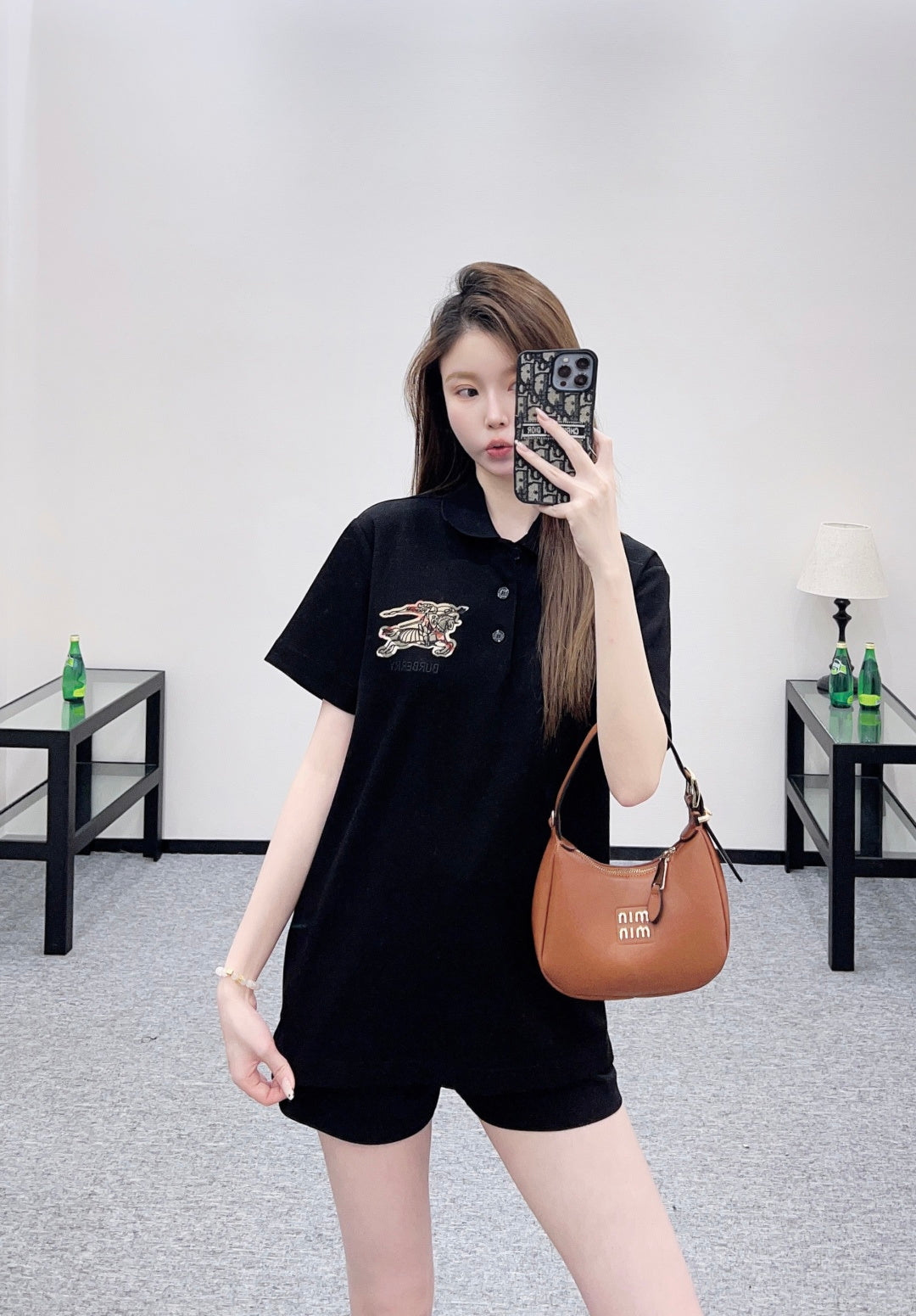 Bur New Embroidered War Horse T-Shirt