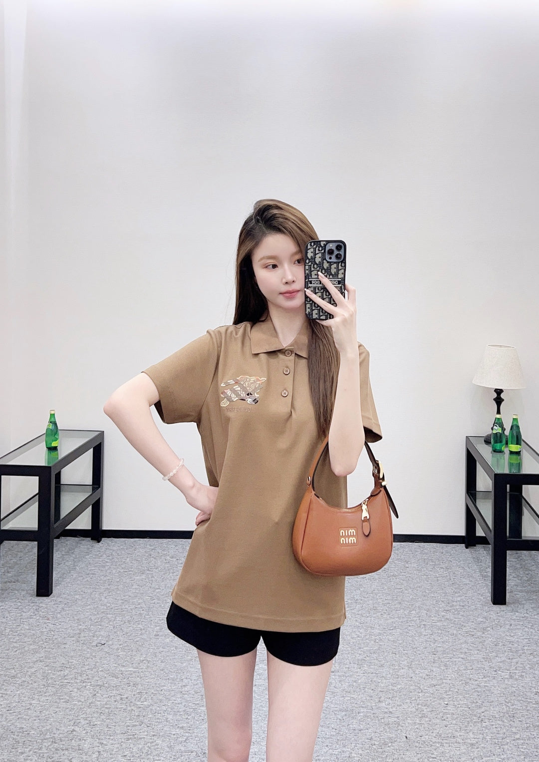 Bur New Embroidered War Horse T-Shirt