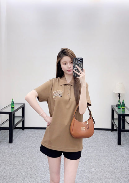 Bur New Embroidered War Horse T-Shirt