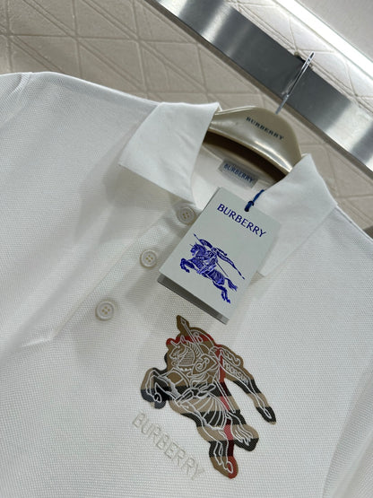 Bur New Embroidered War Horse T-Shirt