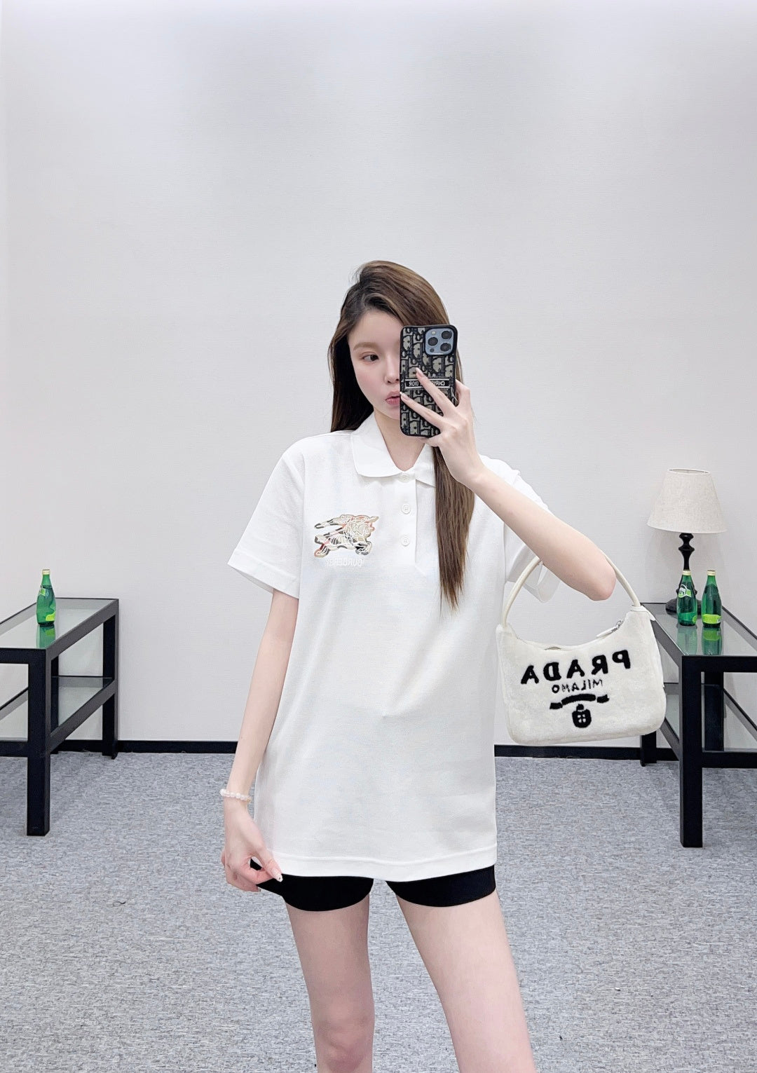 Bur New Embroidered War Horse T-Shirt